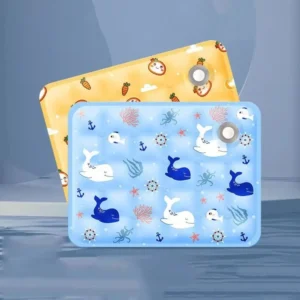 Tapis rafraîchissant à eau imprimé pour chien