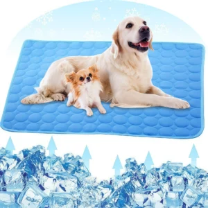 Tapis rafraîchissant en soie glacée pour extérieur